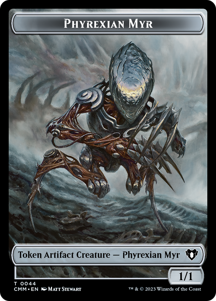 Phyrexian Myr Token [Commander Masters Tokens] | Rook's Games and More