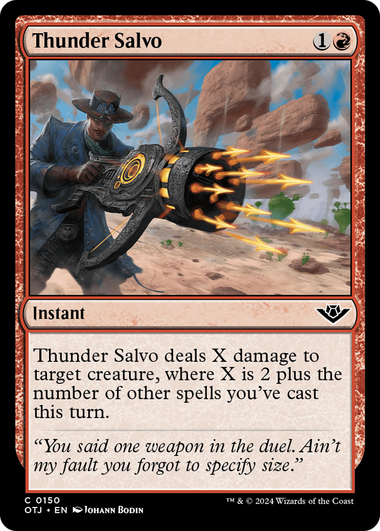 Thunder Salvo [Outlaws of Thunder Junction] | Rook's Games and More