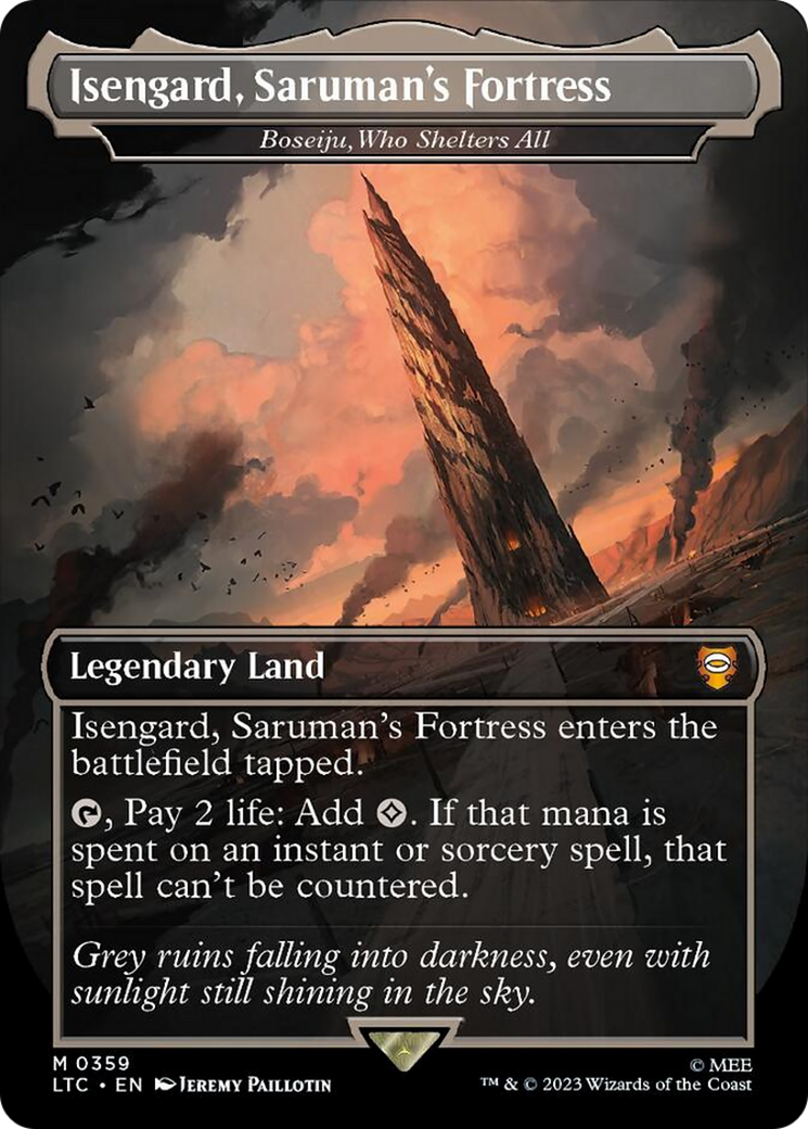 Isengard, Saruman's Fortress - Boseiju, Who Shelters All [The Lord of the Rings: Tales of Middle-Earth Commander] | Rook's Games and More
