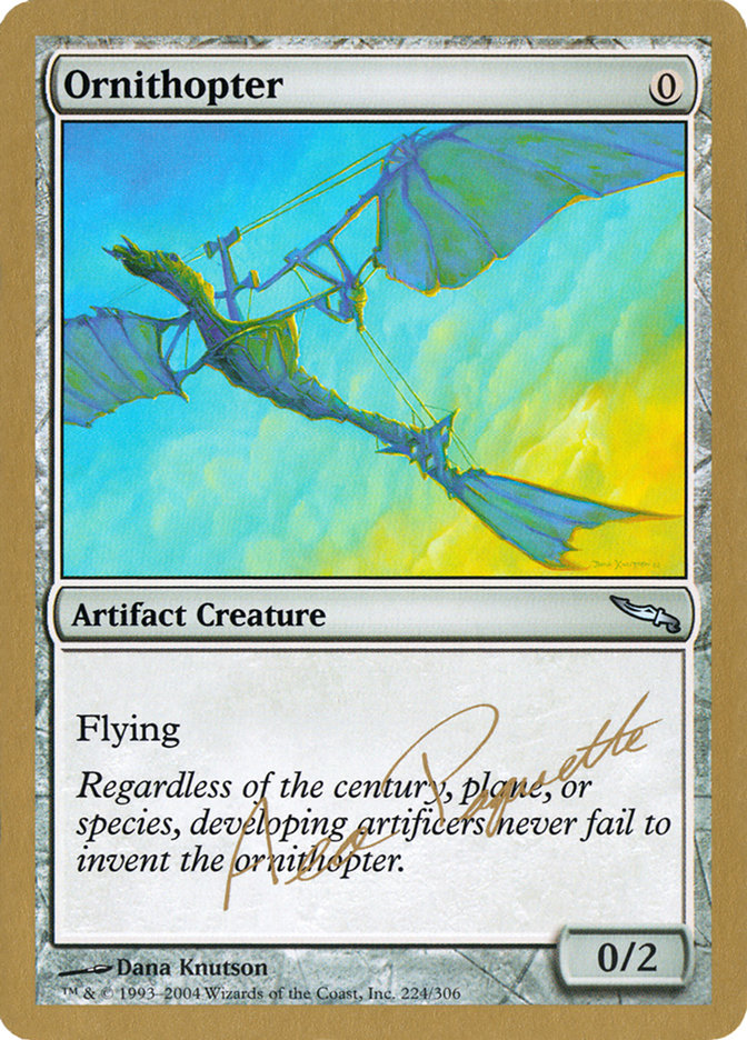 Ornithopter (Aeo Paquette) [World Championship Decks 2004] | Rook's Games and More