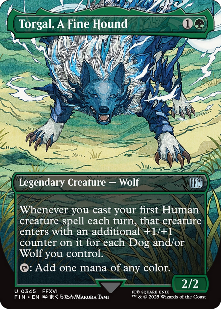 Torgal, A Fine Hound (Borderless) [FINAL FANTASY] | Rook's Games and More