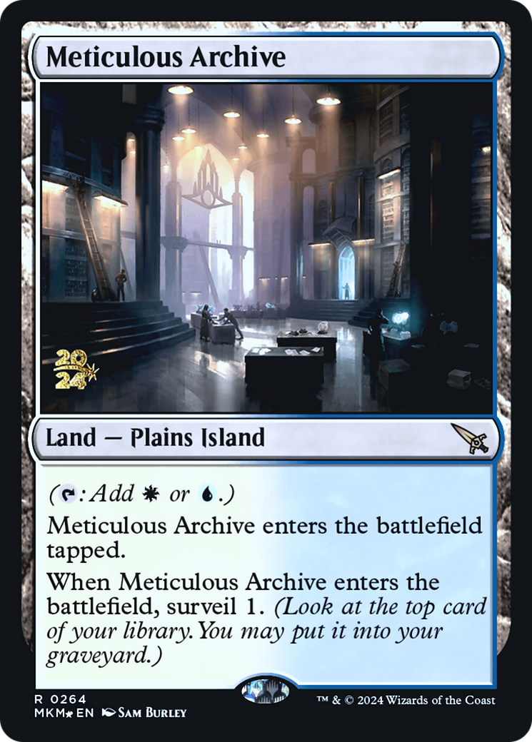 Meticulous Archive [Murders at Karlov Manor Prerelease Promos] | Rook's Games and More