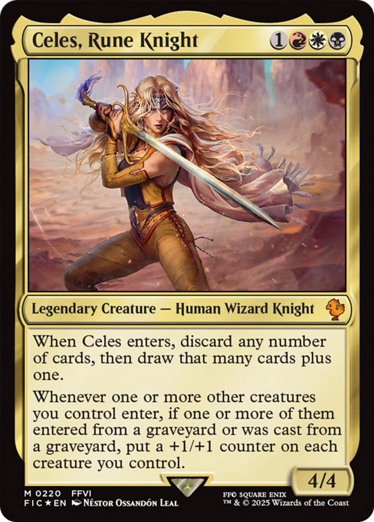 Celes, Rune Knight [FINAL FANTASY Commander] | Rook's Games and More