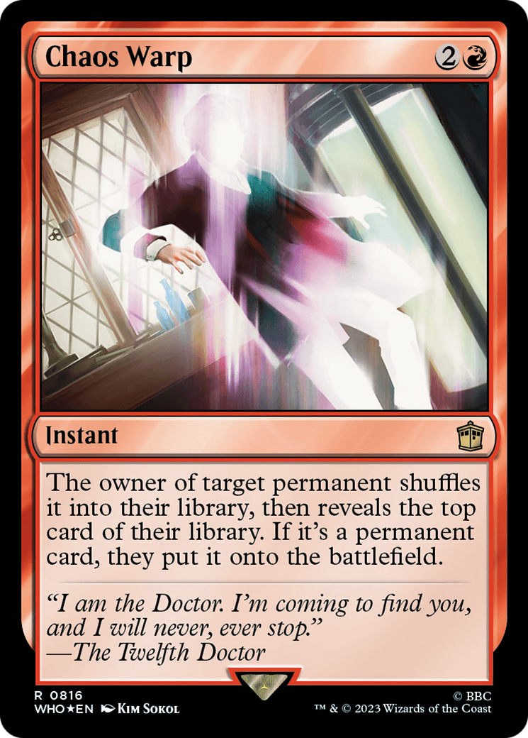 Chaos Warp (Surge Foil) [Doctor Who] | Rook's Games and More