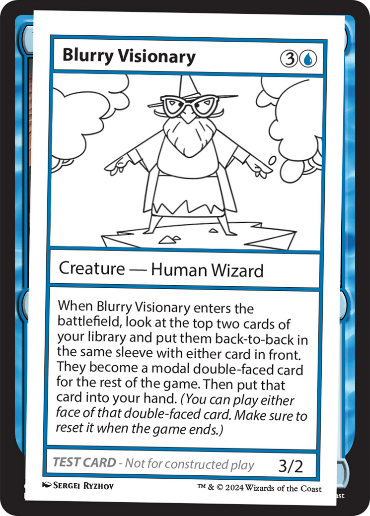 Blurry Visionary [Mystery Booster 2 Playtest Cards] | Rook's Games and More