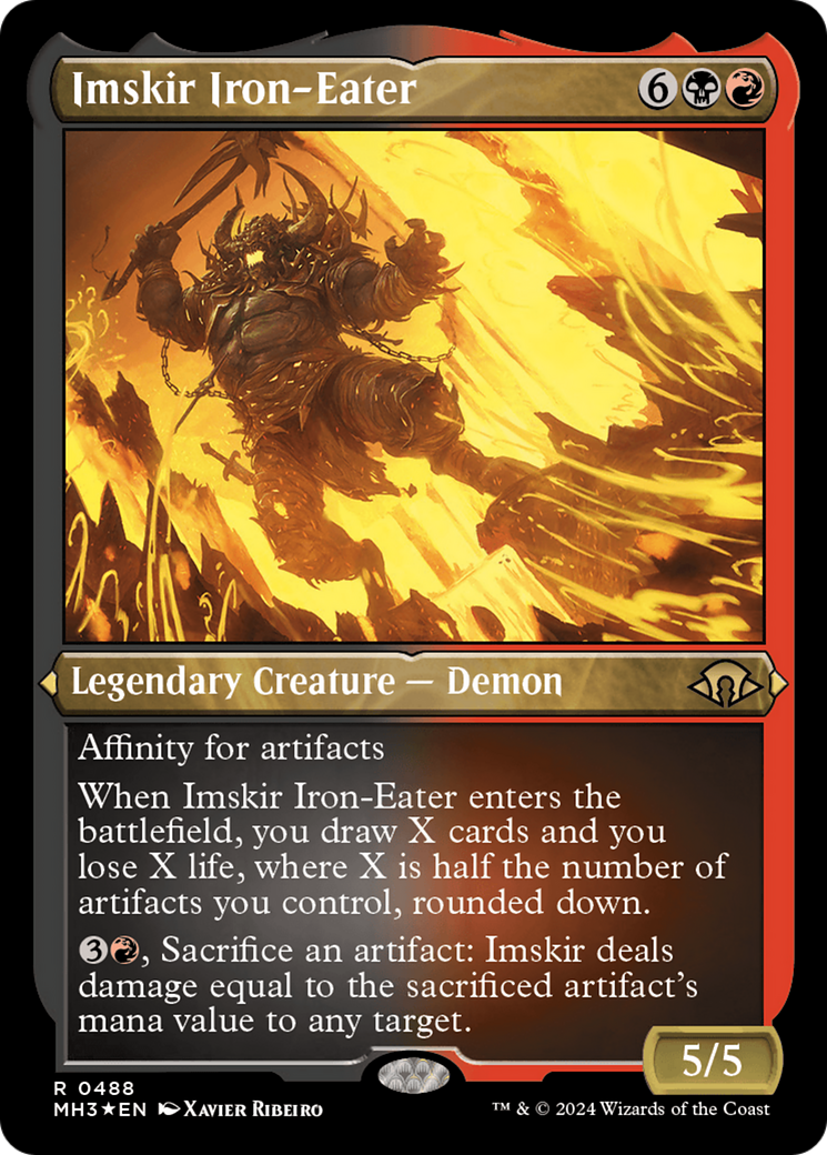 Imskir Iron-Eater (Foil Etched) [Modern Horizons 3] | Rook's Games and More