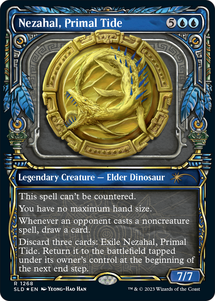 Nezahal, Primal Tide (Halo Foil) [Secret Lair Drop Series] | Rook's Games and More