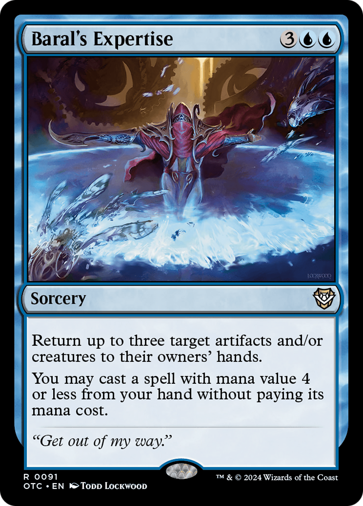 Baral's Expertise [Outlaws of Thunder Junction Commander] | Rook's Games and More