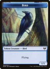 Treasure // Bird Double-Sided Token [Kaldheim Tokens] | Rook's Games and More