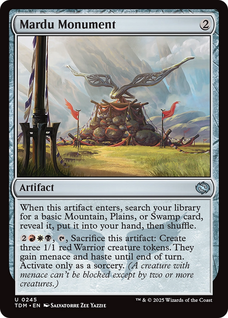 Mardu Monument [Tarkir: Dragonstorm] | Rook's Games and More