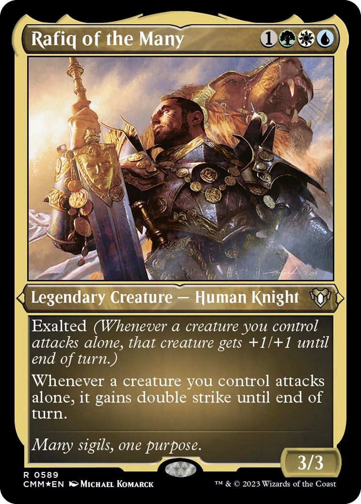 Rafiq of the Many (Foil Etched) [Commander Masters] | Rook's Games and More