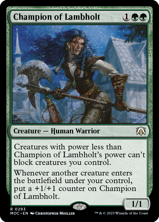 Champion of Lambholt [March of the Machine Commander] | Rook's Games and More