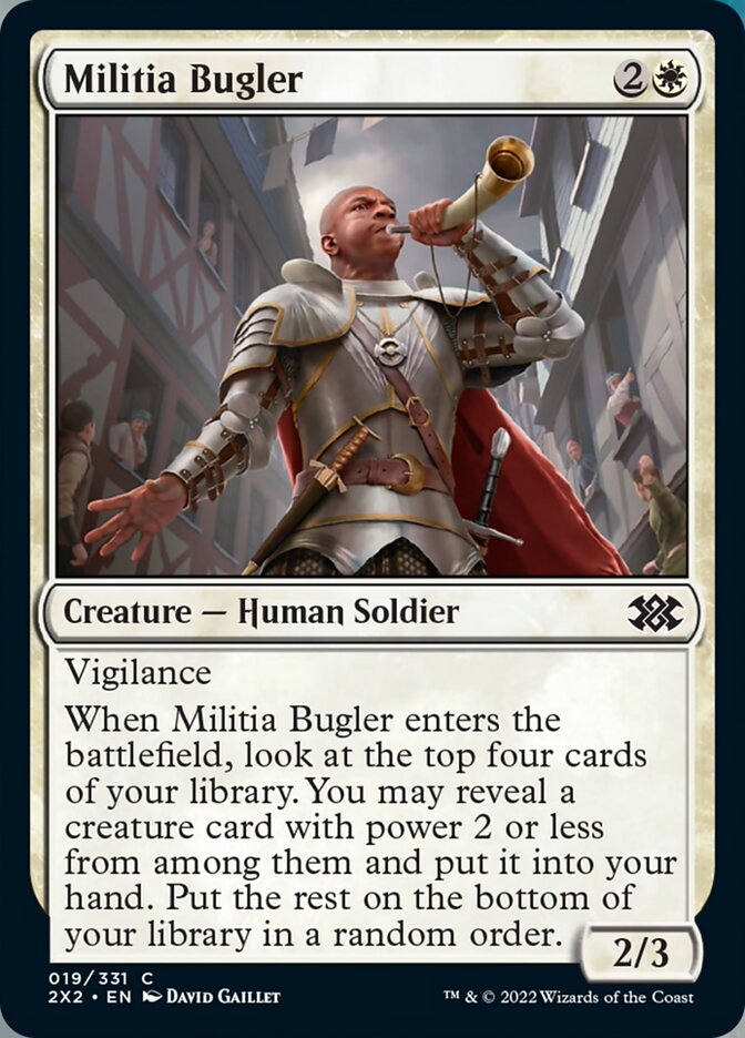 Militia Bugler [Double Masters 2022] | Rook's Games and More