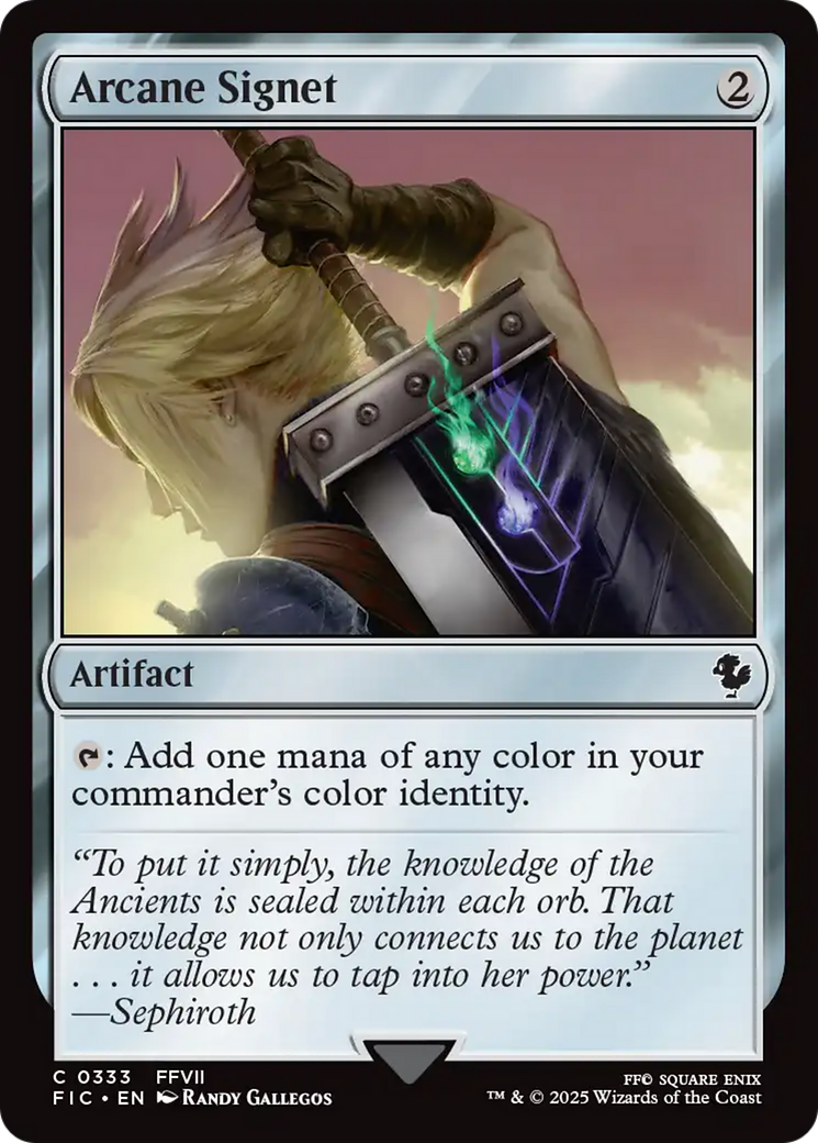 Arcane Signet (0333) [FINAL FANTASY Commander] | Rook's Games and More