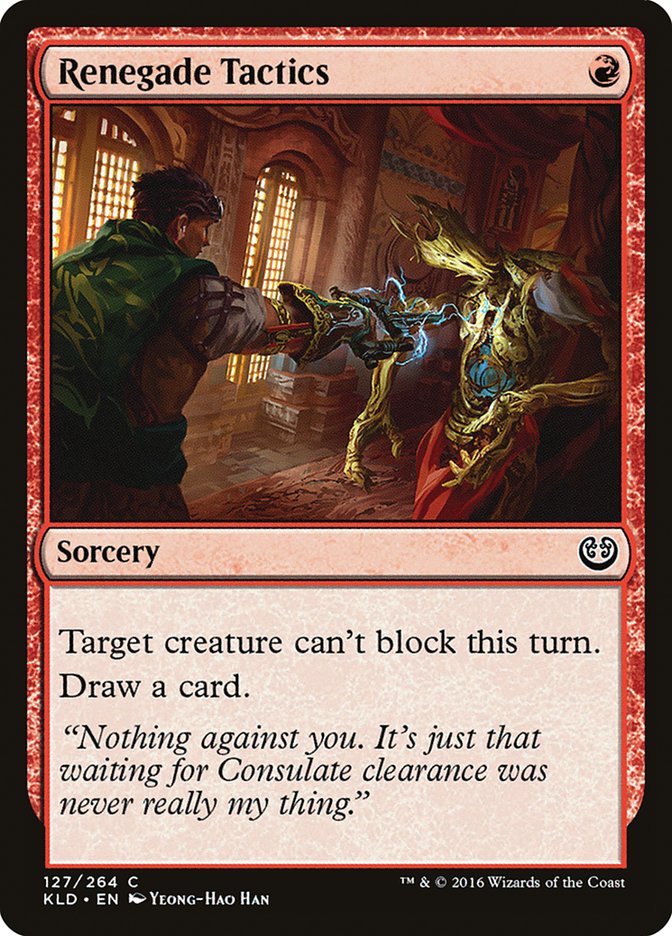 Renegade Tactics [Kaladesh] | Rook's Games and More