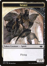Spirit // Golem Double-Sided Token [Modern Horizons Tokens] | Rook's Games and More