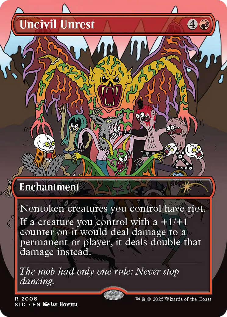 Uncivil Unrest (Rainbow Foil) [Secret Lair Drop Series] | Rook's Games and More