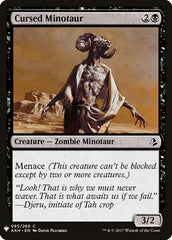 Cursed Minotaur [Mystery Booster] | Rook's Games and More