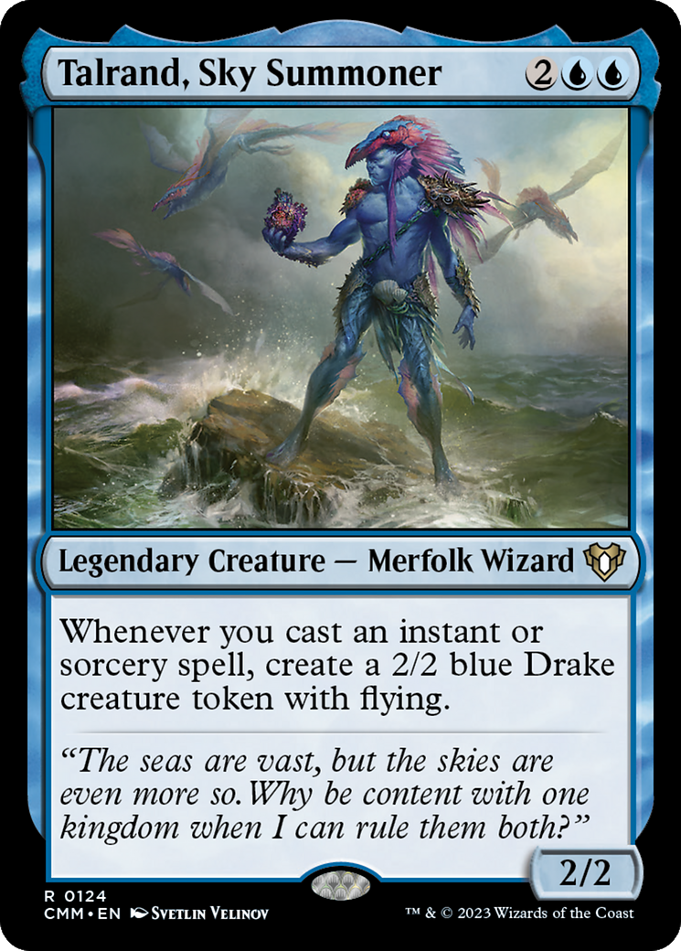 Talrand, Sky Summoner [Commander Masters] | Rook's Games and More
