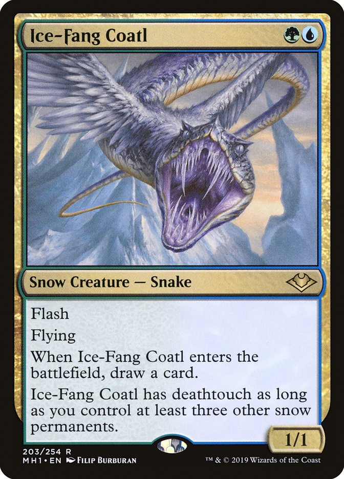 Ice-Fang Coatl [Modern Horizons] | Rook's Games and More