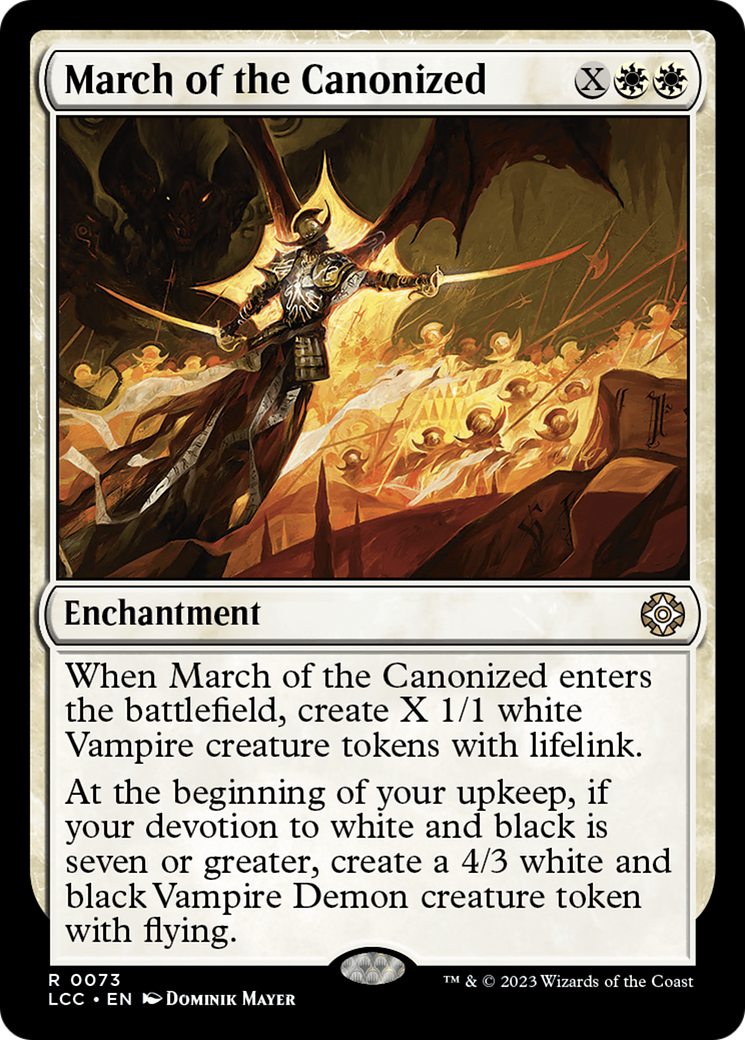 March of the Canonized [The Lost Caverns of Ixalan Commander] | Rook's Games and More