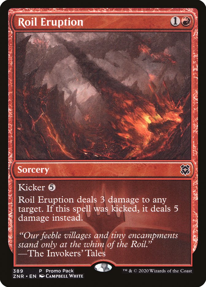 Roil Eruption (Promo Pack) [Zendikar Rising Promos] | Rook's Games and More