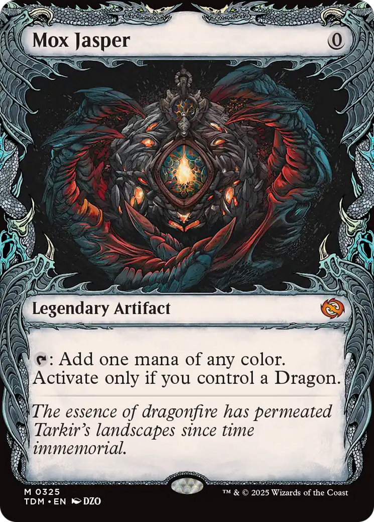 Mox Jasper (Showcase) [Tarkir: Dragonstorm] | Rook's Games and More