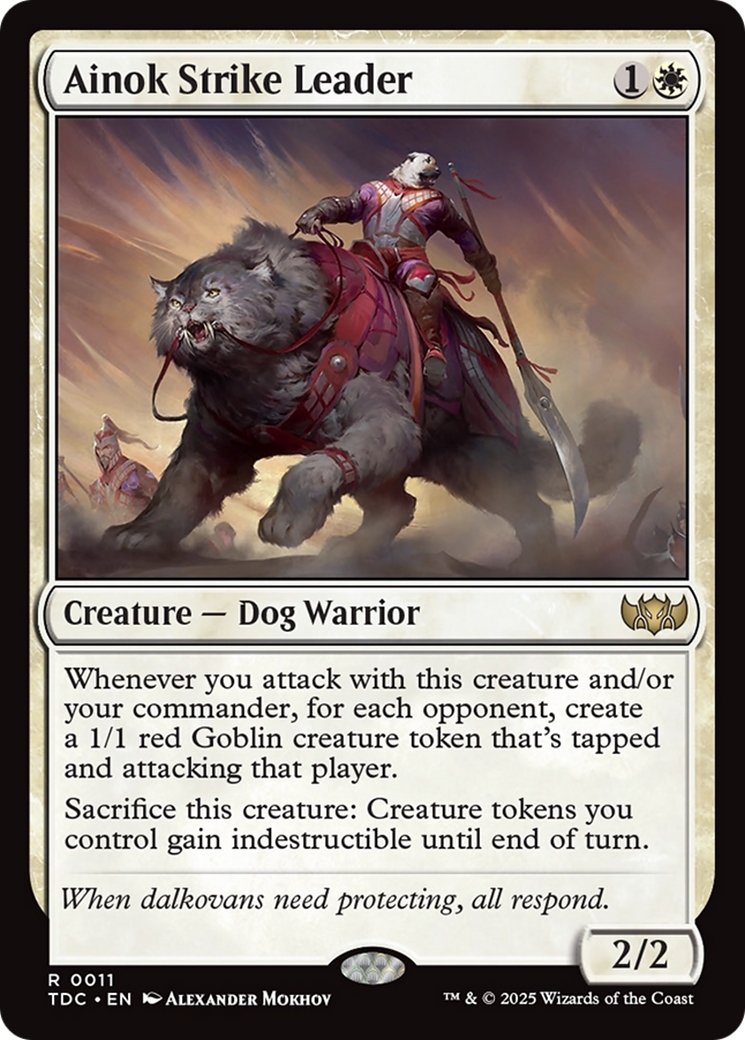 Ainok Strike Leader [Tarkir: Dragonstorm Commander] | Rook's Games and More