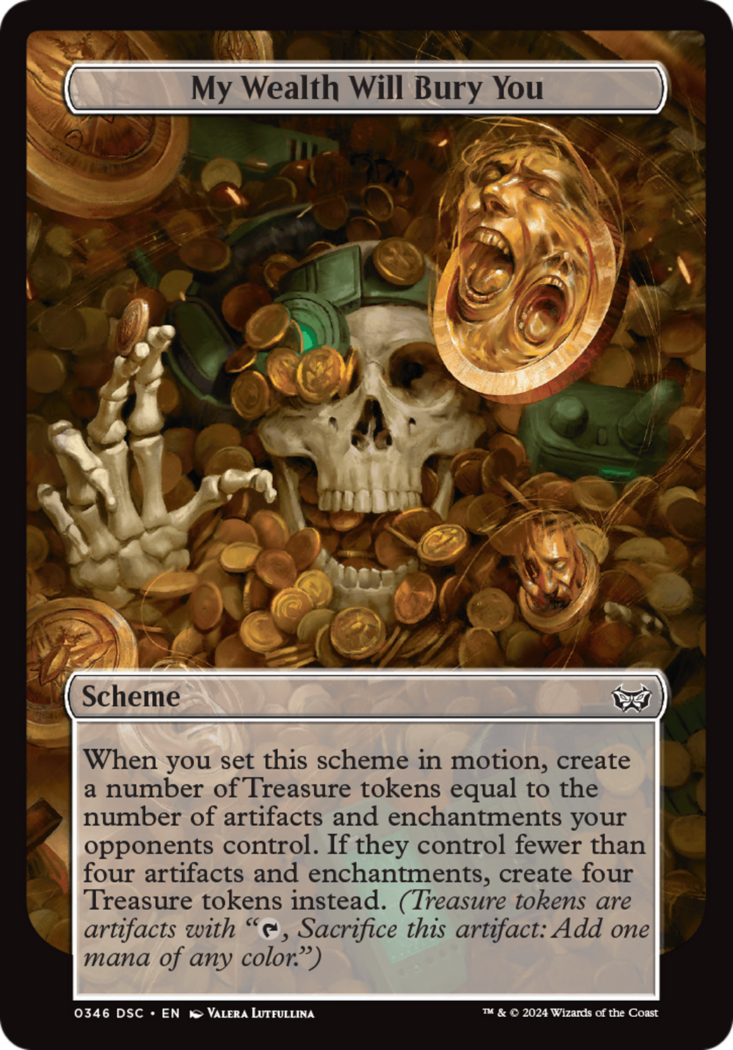 My Wealth Will Bury You (Full Art) [Duskmourn: Archenemy] | Rook's Games and More