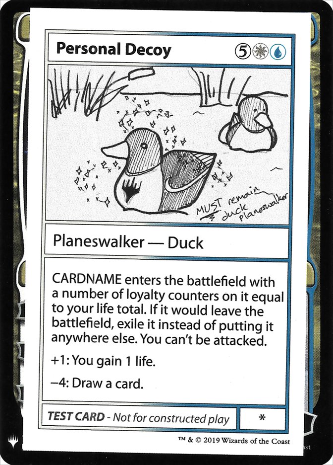 Personal Decoy [Mystery Booster Playtest Cards] | Rook's Games and More