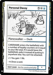 Personal Decoy [Mystery Booster Playtest Cards]