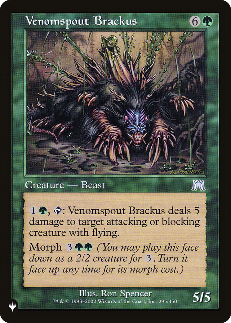 Venomspout Brackus [The List Reprints] | Rook's Games and More