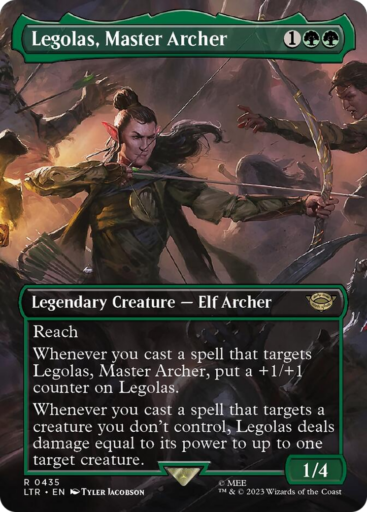 Legolas, Master Archer (Borderless Alternate Art) [The Lord of the Rings: Tales of Middle-Earth] | Rook's Games and More