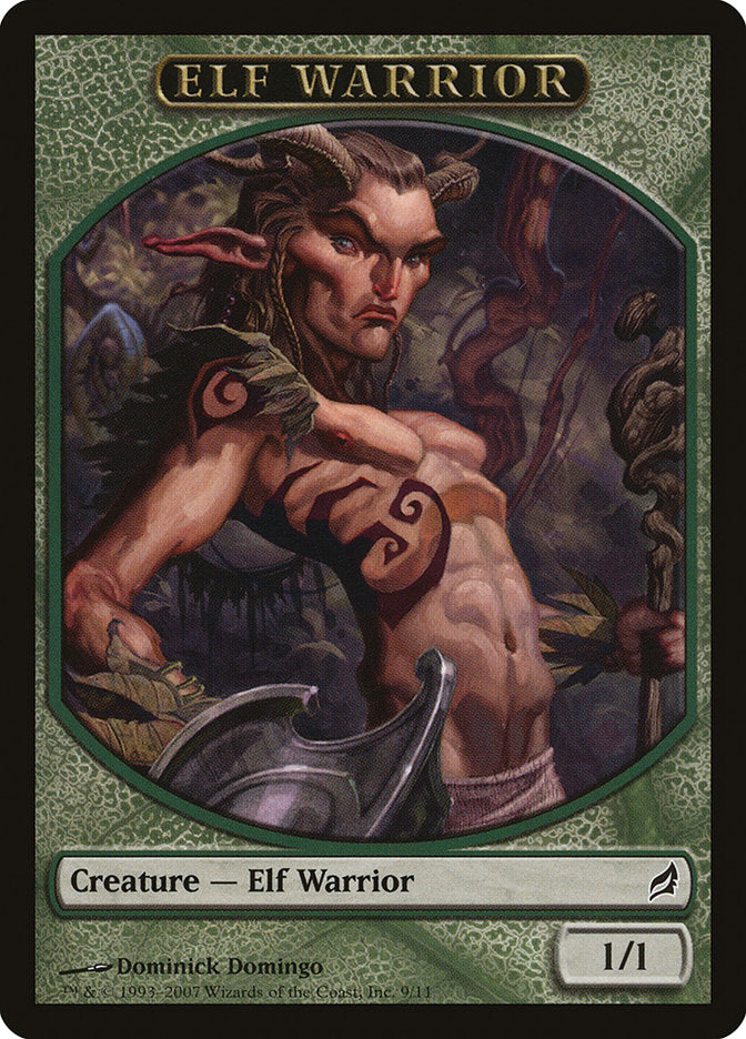 Elf Warrior Token [Lorwyn Tokens] | Rook's Games and More