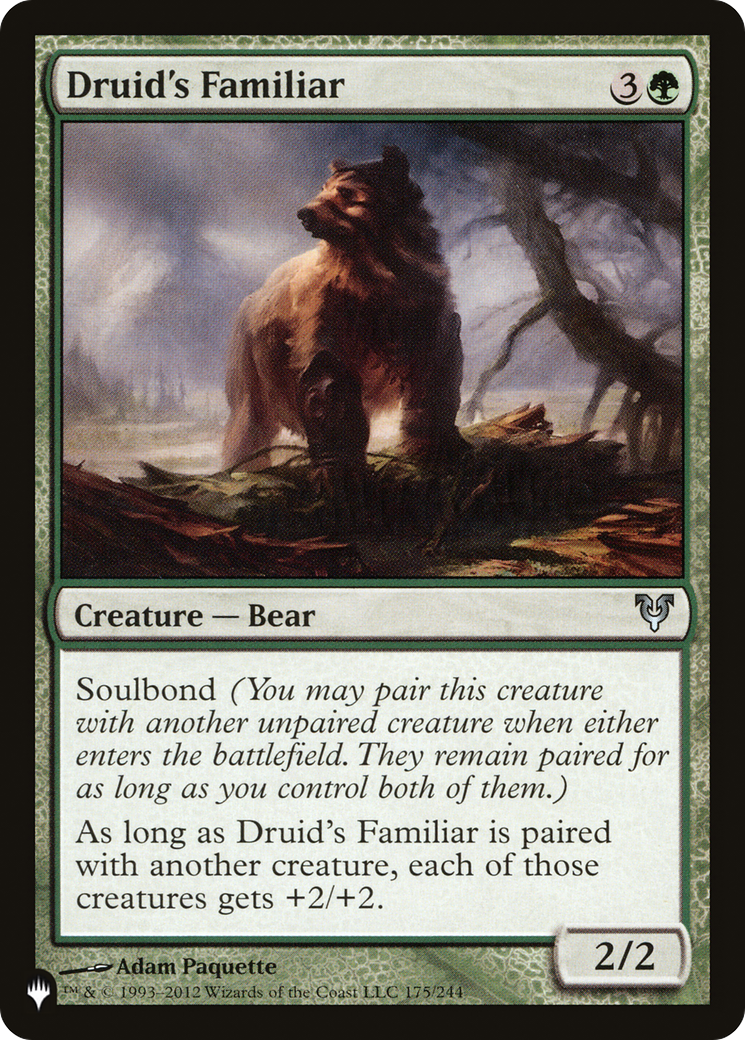 Druid's Familiar [The List] | Rook's Games and More
