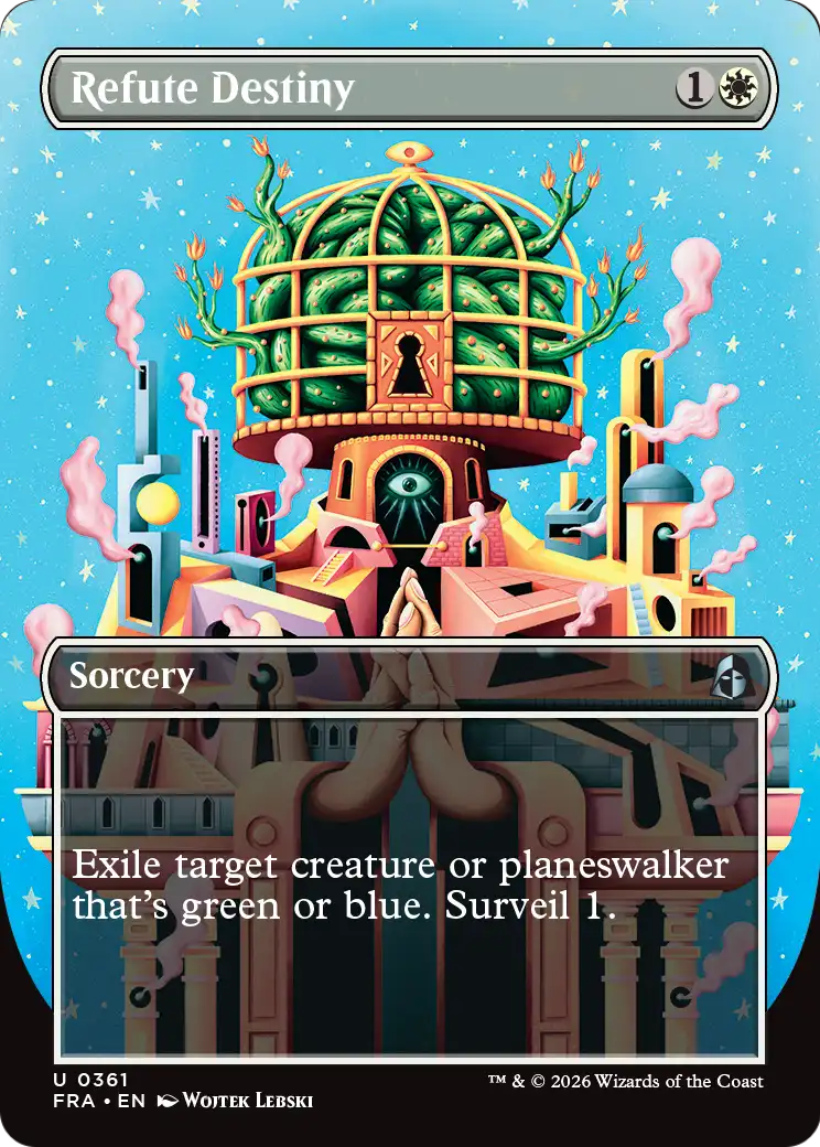 Refute Destiny (Borderless) [Reality Fracture] | Rook's Games and More
