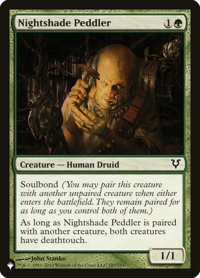Nightshade Peddler [The List] | Rook's Games and More