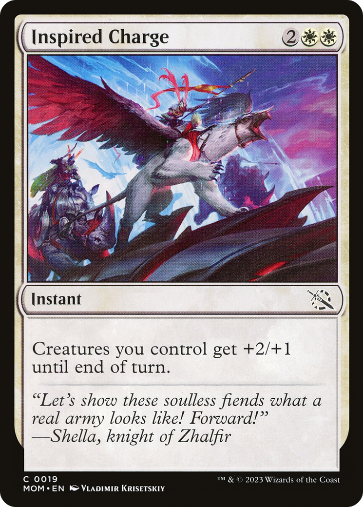 Inspired Charge [March of the Machine] | Rook's Games and More