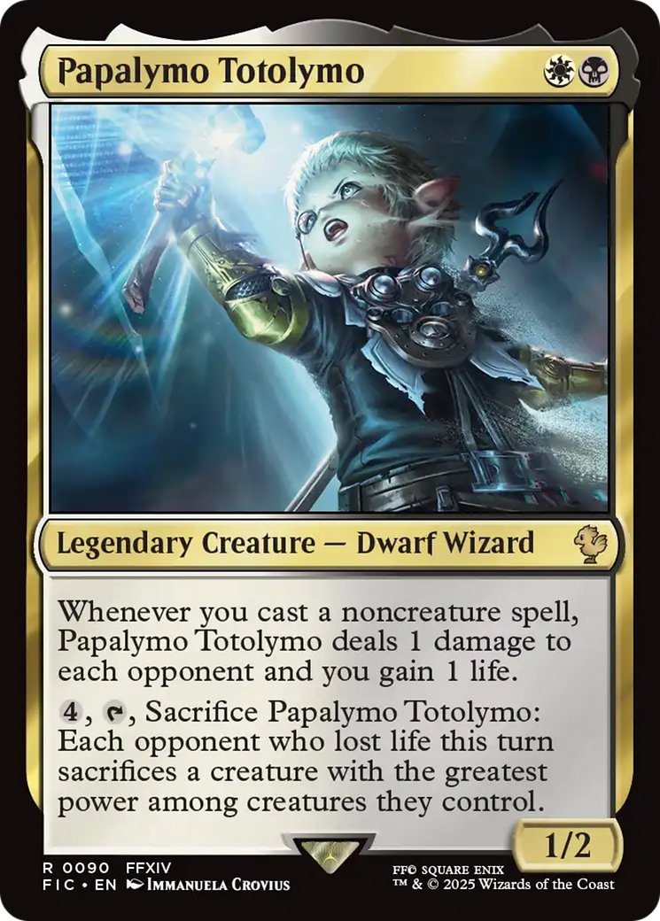 Papalymo Totolymo [FINAL FANTASY Commander] | Rook's Games and More