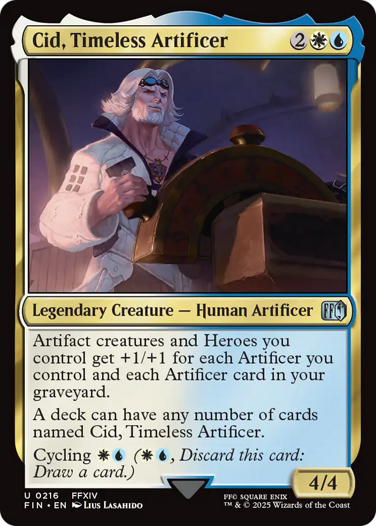 Cid, Timeless Artificer (0216) [FINAL FANTASY] | Rook's Games and More