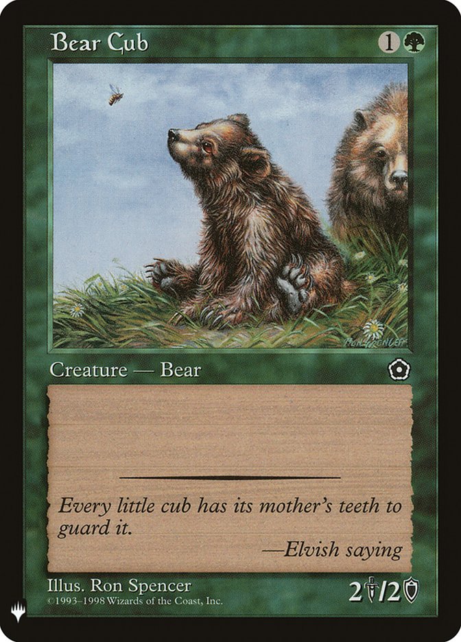 Bear Cub [Mystery Booster] | Rook's Games and More