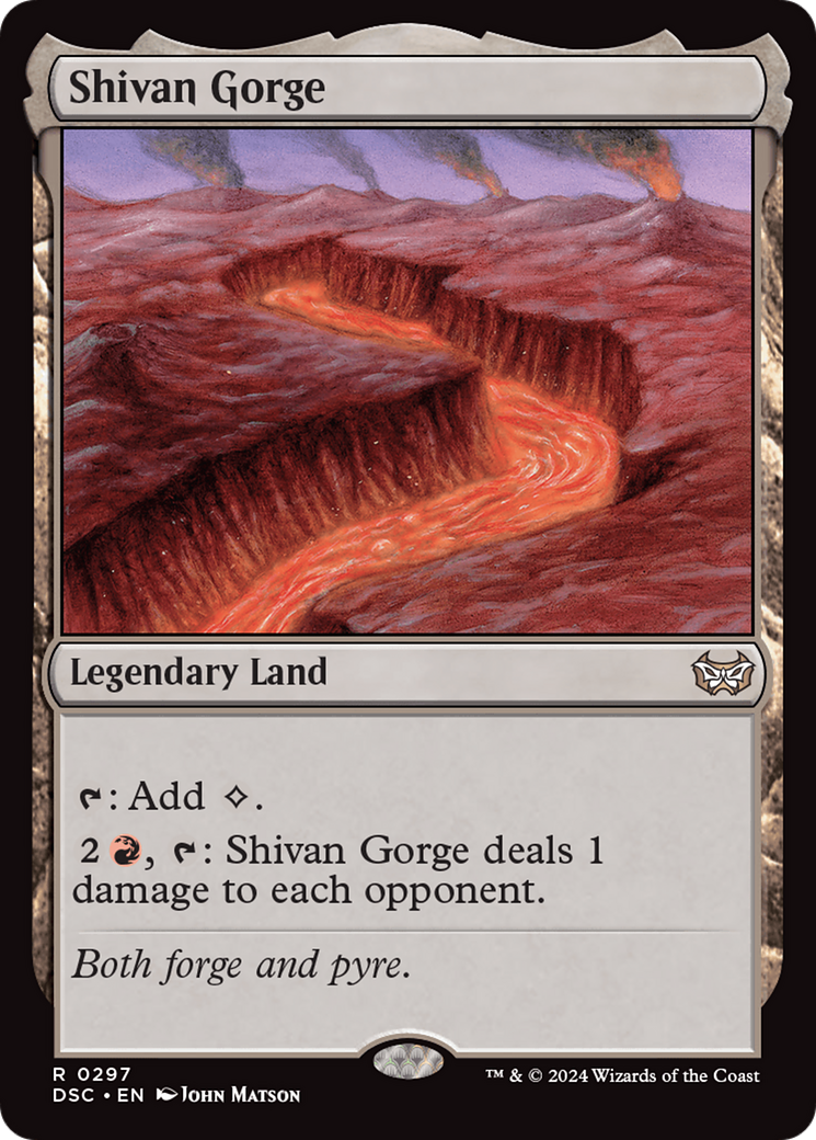 Shivan Gorge [Duskmourn: House of Horror Commander] | Rook's Games and More