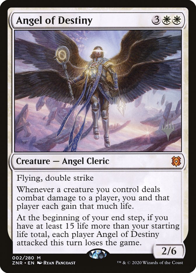 Angel of Destiny (Promo Pack) [Zendikar Rising Promos] | Rook's Games and More