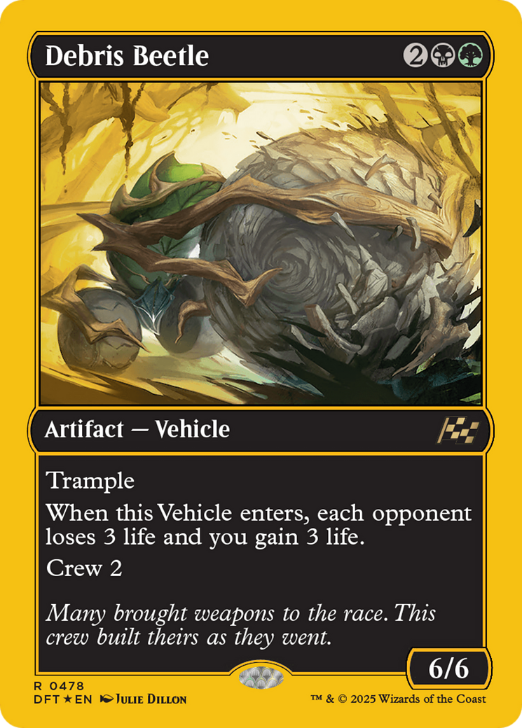 Debris Beetle (First-Place Foil) [Aetherdrift] | Rook's Games and More