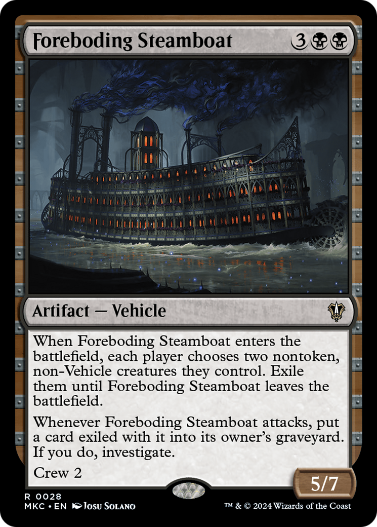 Foreboding Steamboat [Murders at Karlov Manor Commander] | Rook's Games and More