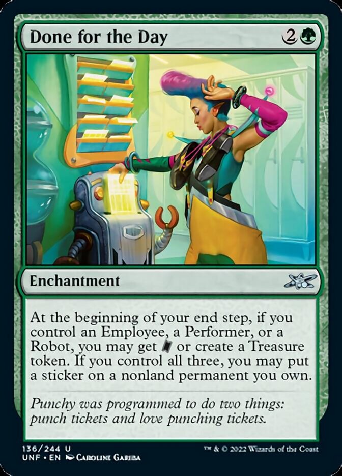 Done for the Day [Unfinity] | Rook's Games and More