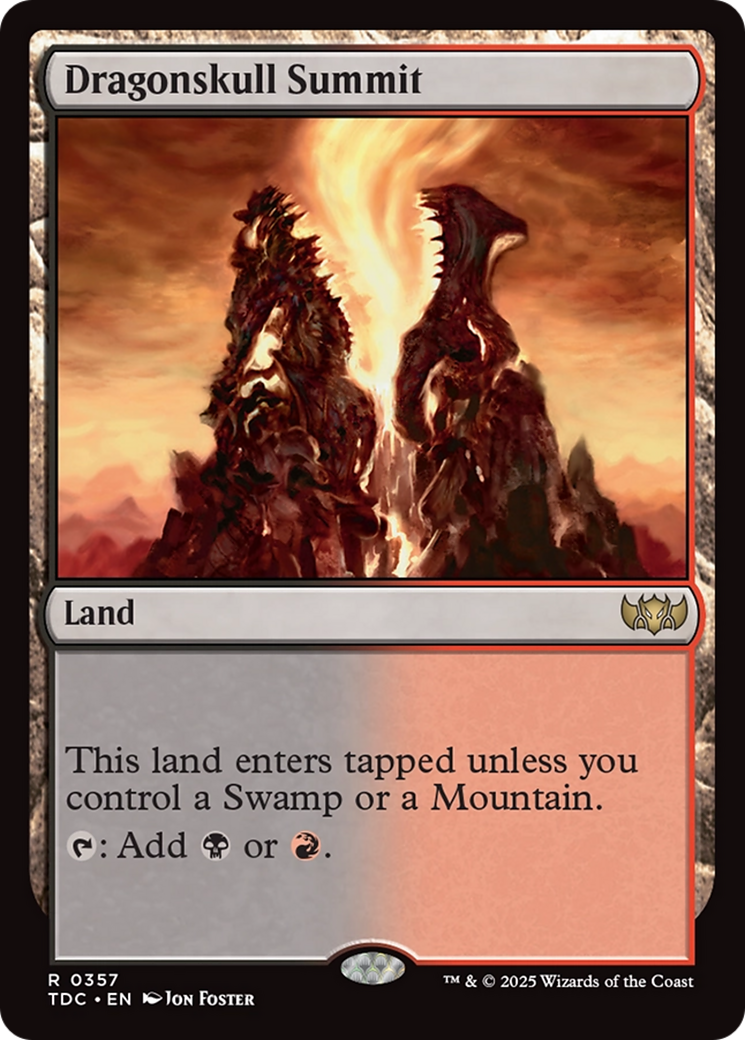 Dragonskull Summit [Tarkir: Dragonstorm Commander] | Rook's Games and More