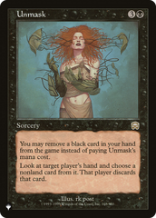 Unmask [The List] | Rook's Games and More