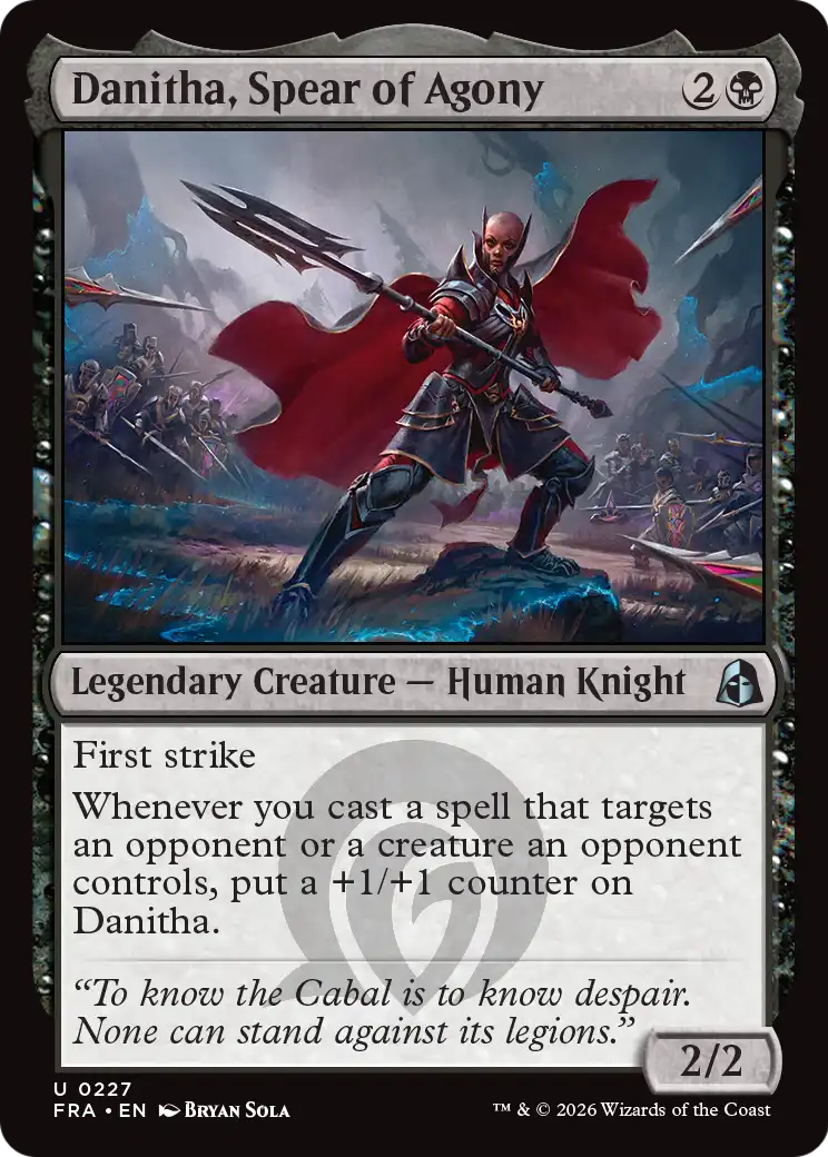 Danitha, Spear of Agony [Reality Fracture] | Rook's Games and More