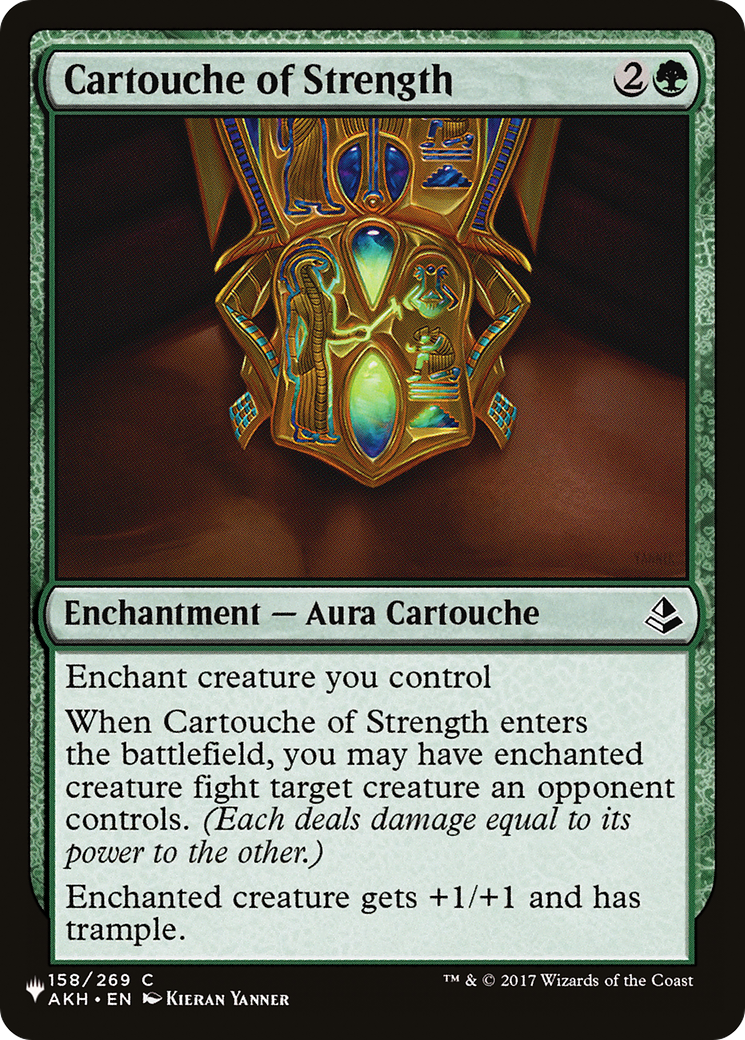 Cartouche of Strength [The List Reprints] | Rook's Games and More